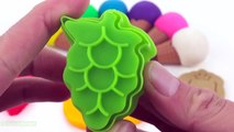 Learn Colors Play Doh Ice Cream with Fruit and Vegetables Molds Surprise Toys Toy Story
