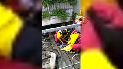 Rimini - Salvato capriolo caduto in un depuratore (23.04.20)