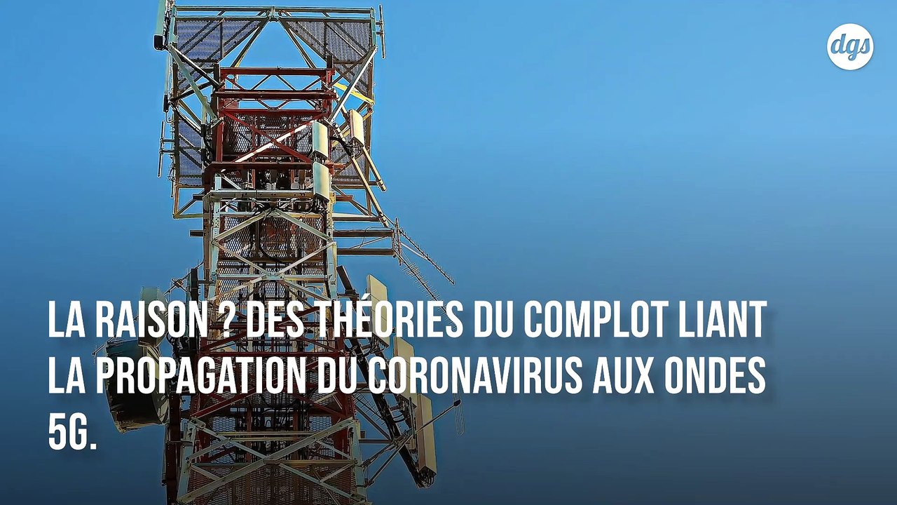 Les destructions de tours 5G augmentent à cause des théories du complot sur le Covid-19
