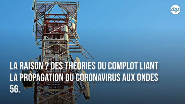 Les destructions de tours 5G augmentent à cause des théories du complot sur le Covid-19