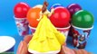 Learn Colors Play Doh Balls  Ice Cream Superhero Fruit and Vegetables Molds Disney Surprise Toys