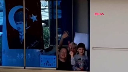 Alanya'da yerleşik yabancıların 23 Nisan coşkusu