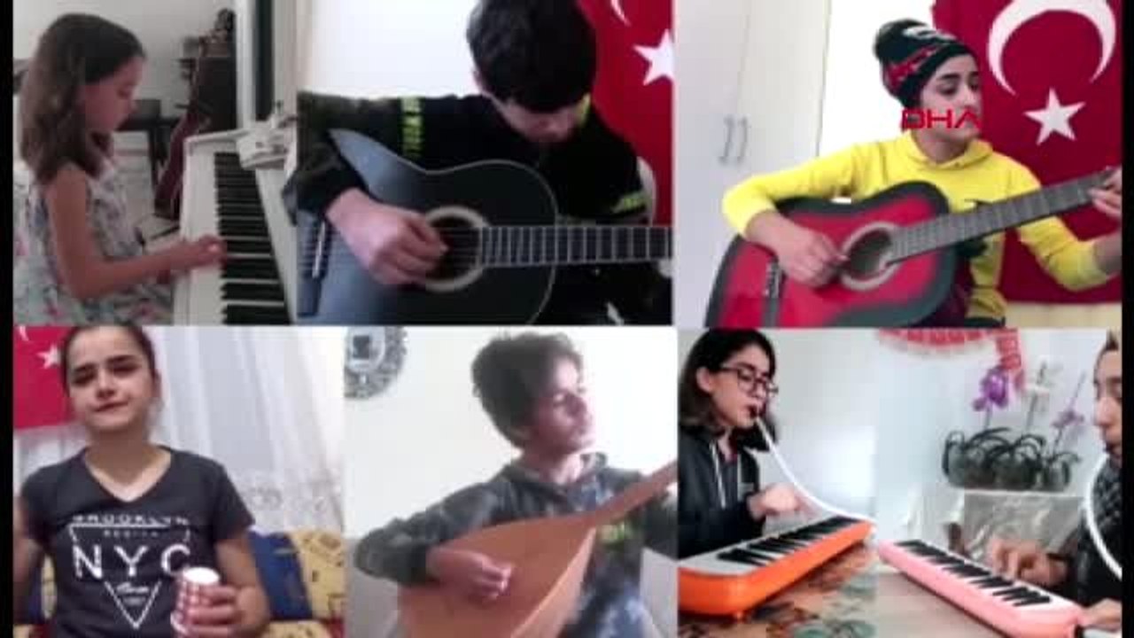 ANTALYA Demreli çocuklar 23 Nisan için söyledi