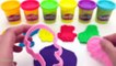 Learn Colors Play Doh Toy Story Woody Buzz Lightyear Mr. Potato Head Peppa Pig Molds