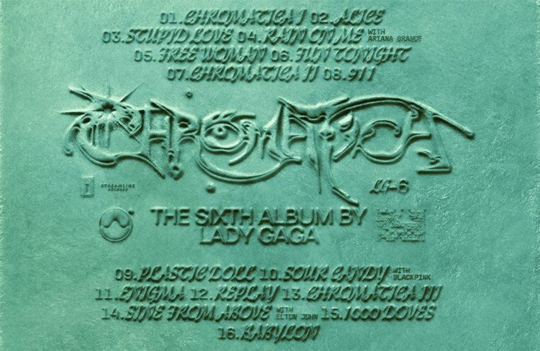 Lady Gaga enthüllt Tracklist des 'Chromatica'-Albums