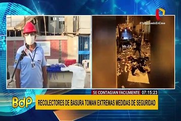 Comas: recolectores de basura toman extremas medidas de seguridad ante el COVID-19