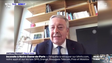 Coronavirus: Antoine Frérot, (Pdg de Véolia) veut tester l'ensemble de ses salariés pour le retour sur leur lieu de travail