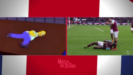 Quand Michail Antonio célébrait un but façon Homer Simpson...