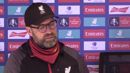 Not concerned about losing run - Klopp