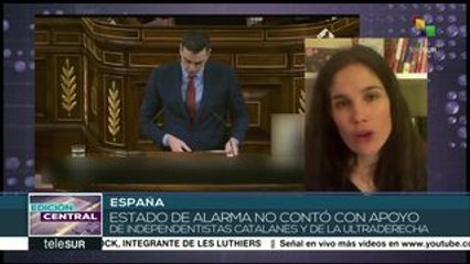 Congreso de España prorroga estado de alarma hasta el 10 de mayo