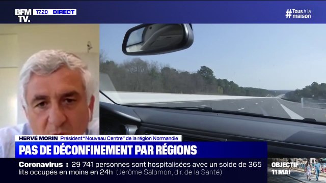 Déconfinement: Hervé Morin ne veut pas interdire mais réguler les déplacements entre les régions
