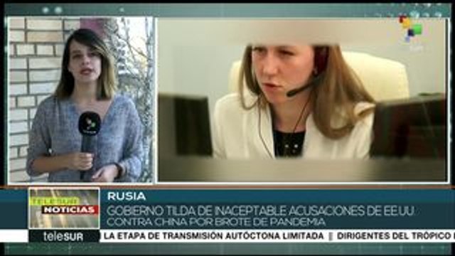 Rusia ve inaceptables acusaciones de EEUU contra China por COVID-19