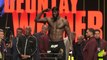 Tyson Fury and Deontay Wilder weigh-in