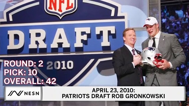 Ten Years Ago Today: Patriots Draft Tight End Rob Gronkowski