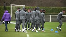 Tottenham UCL training pre Bayern