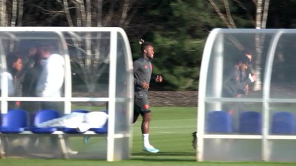 Chelsea UCL training pre Lille