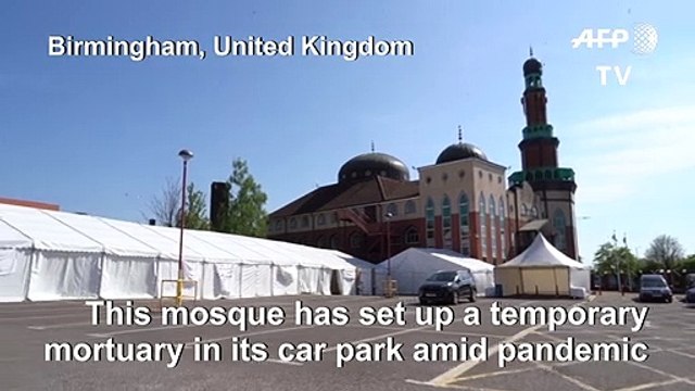 UK mosque builds 150-capacity temporary mortuary in carpark