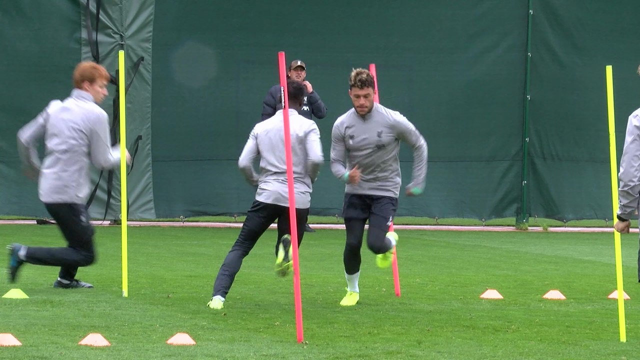 Liverpool training pre Salzburg