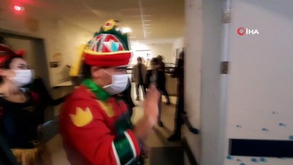 Ankara Şehir Hastanesi'nden tedavisi süren çocuklara 23 Nisan sürprizi