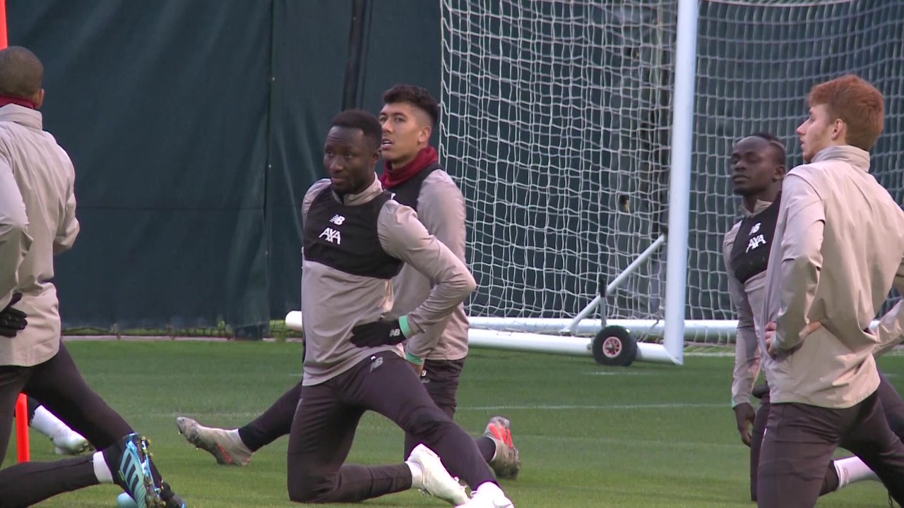 Liverpool training pre Genk