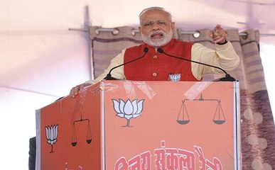 अलीगढ़ रैली: मोदी ने सपा-कांग्रेस गठबंधन पर साधा निशाना, कहा 'बदलाव की आंधी से बचने के लिए किसी को भी पकड़ ले रहे हैं अखिलेश'