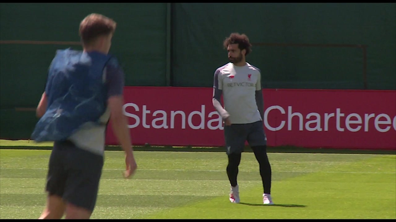 Liverpool training pre UCL final