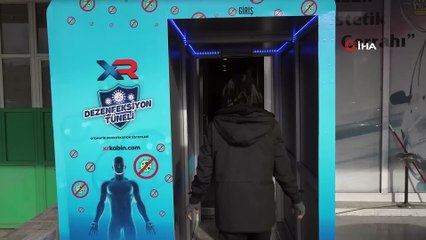 Zonguldaklı genç girişimci Nano teknolojik dezenfeksiyon tüneli üretmeye başladı