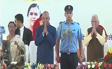कानपुर पहुंचे राष्ट्रपति रामनाथ कोविंद