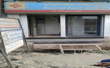 राजस्थान: पैसे लूटने में नाकाम बदमाशों ने उड़ाई ATM मशीन