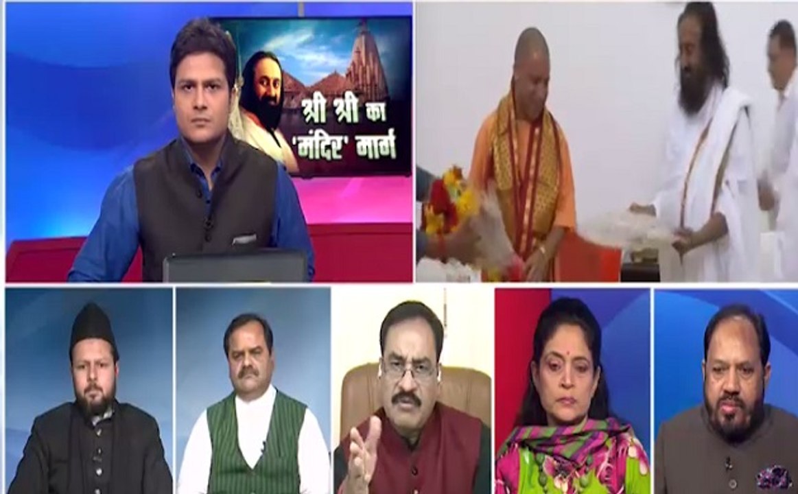 सीएम से मिलने के बाद अयोध्या पहुंचेंगे श्री श्री