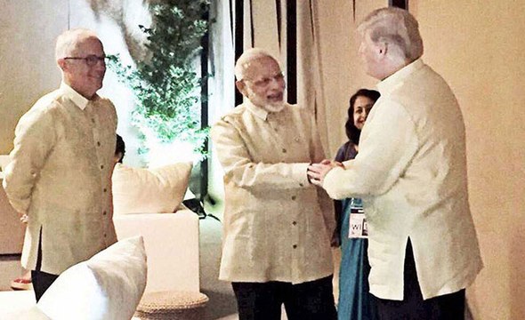 ASEAN में आज होगी पीएम मोदी आैर ट्रंप की मुलाकात