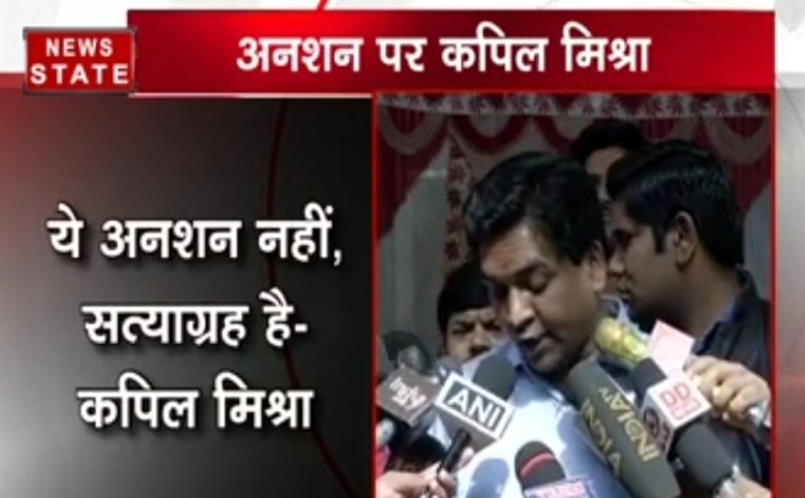 'आप' सरकार के खिलाफ कपिल मिश्रा का 'सत्याग्रह', फोन पर मिली जान से मारने की धमकी