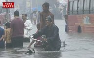 भारी बारिश के कारण गुजरात से राजस्थान तक पानी ही पानी