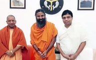 सीएम योगी से मिले बाबा रामदेव, निवेश को लेकर हुई चर्चा