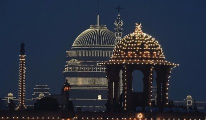 बीटिंग रिट्रीट सेरेमनी के साथ गणतंत्र दिवस का समापन, राष्ट्रपति ने की बग्गी की सवारी