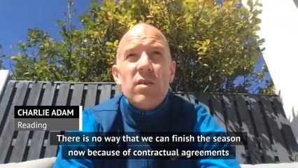 Football season 'needs to be finished' - Charlie Adam