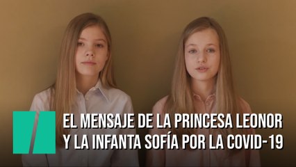 El mensaje de apoyo de las infantas por el coronavirus