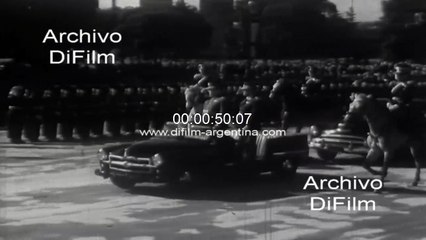 Military parade anniversary of Argentine independence 1953