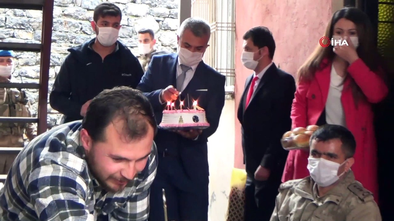 Beytüşşebap Kaymakamı Pendik, şehit ve gazi çocuklarını ziyaret etti