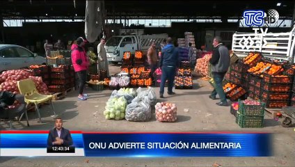 ONU advierte situación alimentaria en el mundo