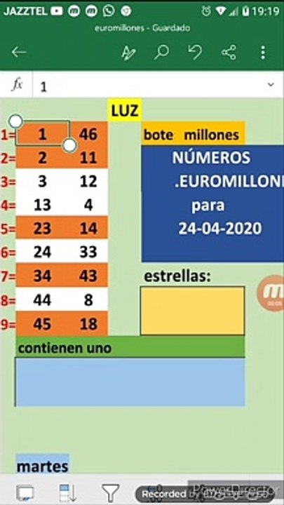 RESULTADOS euromillones