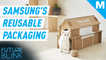 Samsung's new eco-packaging can be rebuilt into a cat house — Future Blink