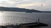 Rus savaş gemisi ‘Saratov’ Çanakkale Boğazı’ndan geçti