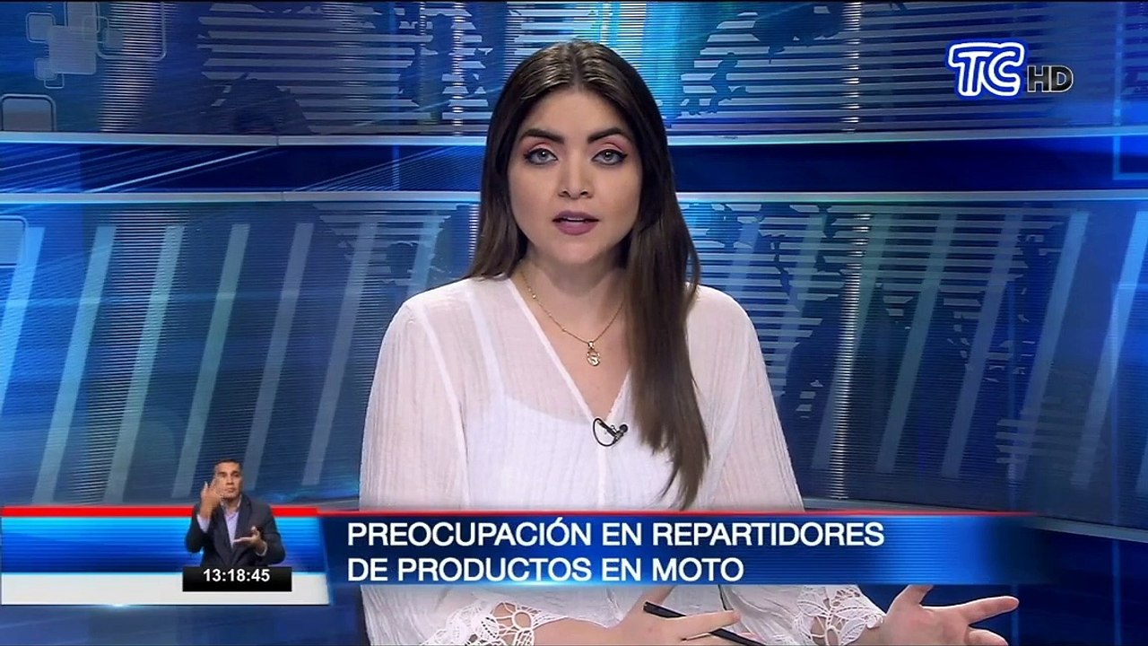 Repartidores de comida preocupados por las multas de tránsito que reciben