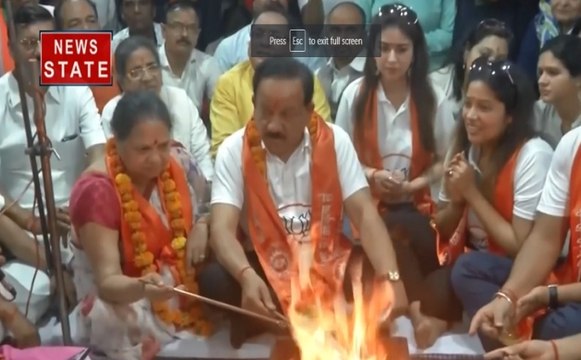 चांदनी चौक लोकसभा सीट से हर्षवर्धन ने भरा नामांकन, किया रोड शो