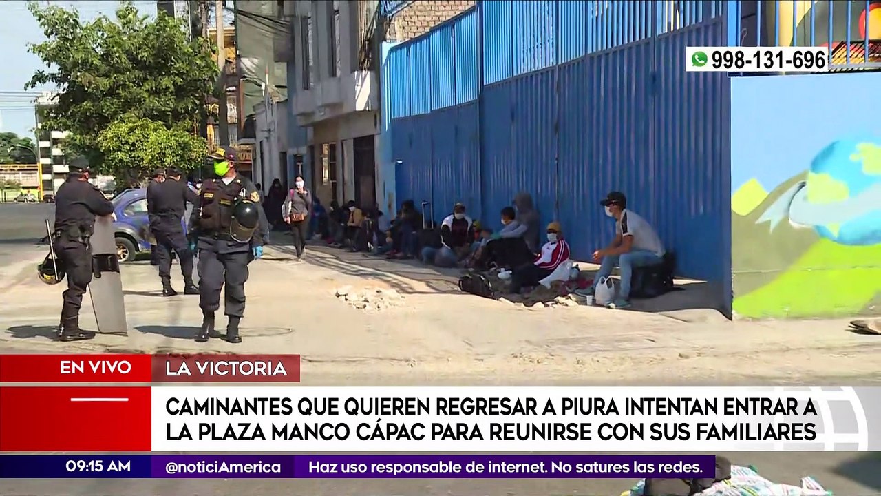 Primera Edición: Caminantes intentaron entrar a...