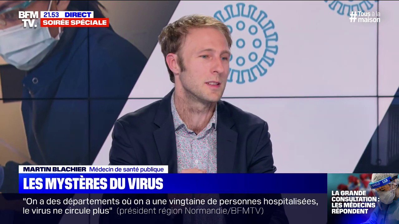 Dr Blachier: "Il y a probablement peu de gens asymptomatiques mais beaucoup de gens qui ont peu de symptômes"