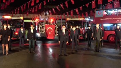 -Antalya itfaiyenin sirenleri 23 Nisan için çaldı