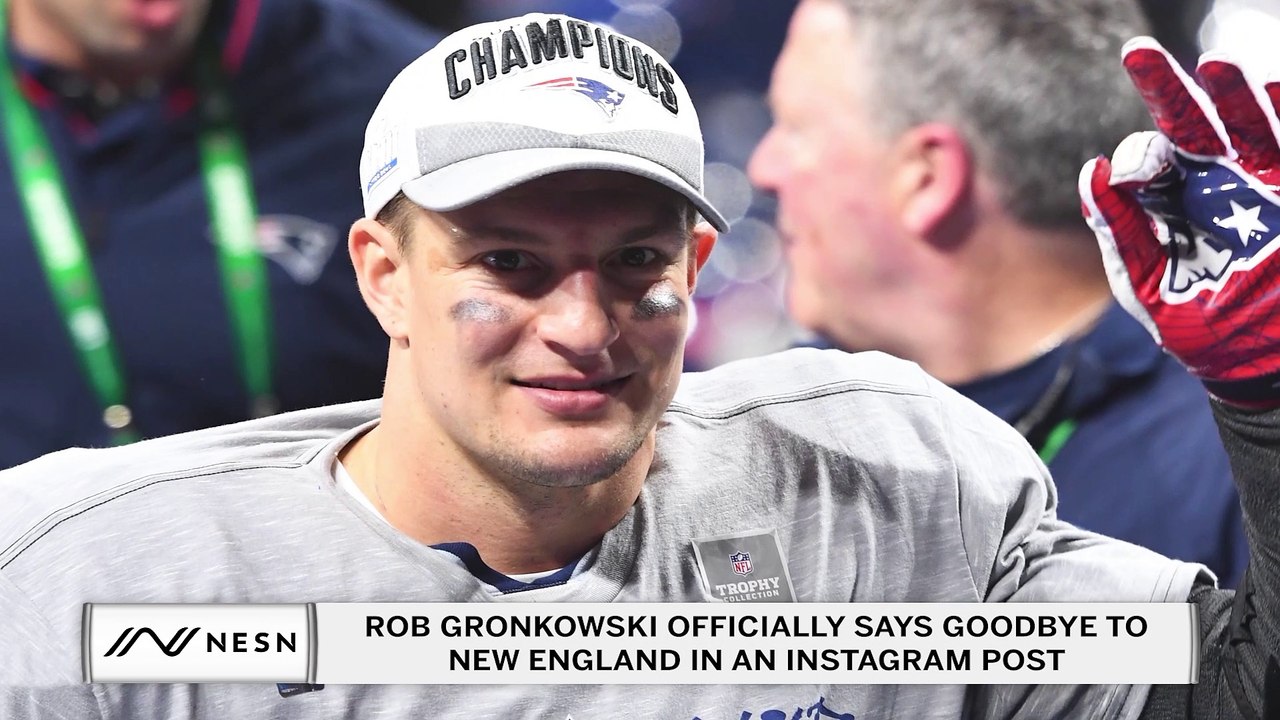 Rob Gronkowski Says Goodbye to Patriots in Instagram Post