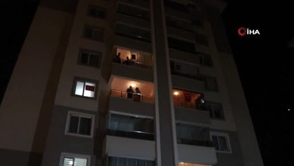 Kırşehir'de karantinadan çıkan 80 dairelik bina sakinleri çifte sevinç yaşadı